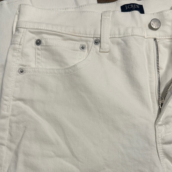 J. Crew White Cropped Wide-Leg Jeans - Picture 5 of 7